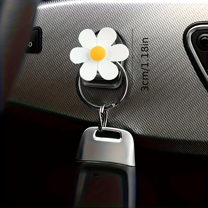 Home Decor Daisy - 4 Daisy-Shaped Car and Home Hooks