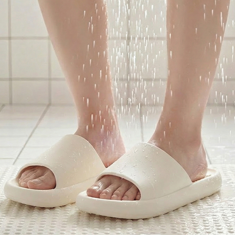 Home Decor Outside - Water Leakage Bathroom Slippers Women Hollow