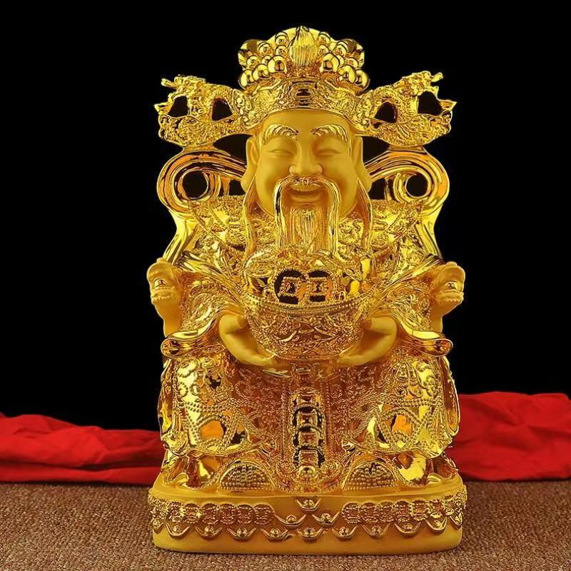 Home Decor Living Room - Feng Shui Gold God of Wealth