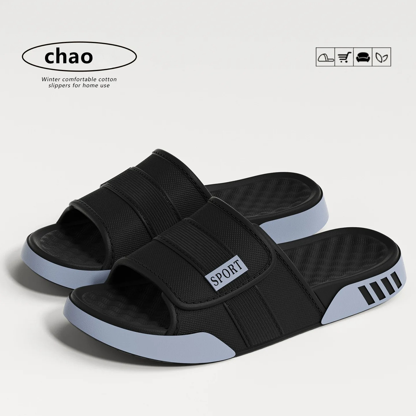 Home Decor Outside - EVA Men's Slip-On Shoes Comfortable Home