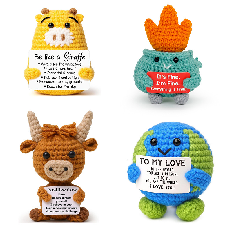 Home Decor Duck - Positive Energy Crochet Earth Doll Crochet
