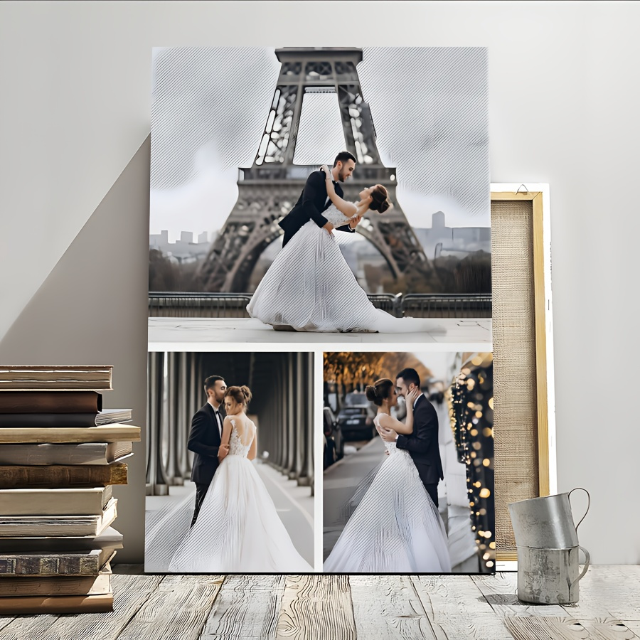 Home Decor Living Room - 2D flat-1pc Framed Canvas Canvas Collage