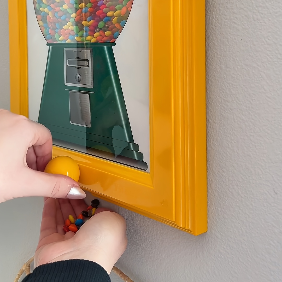 Bamboo Photo Frame - Wall-Mounted Square Photo Frame & Candy