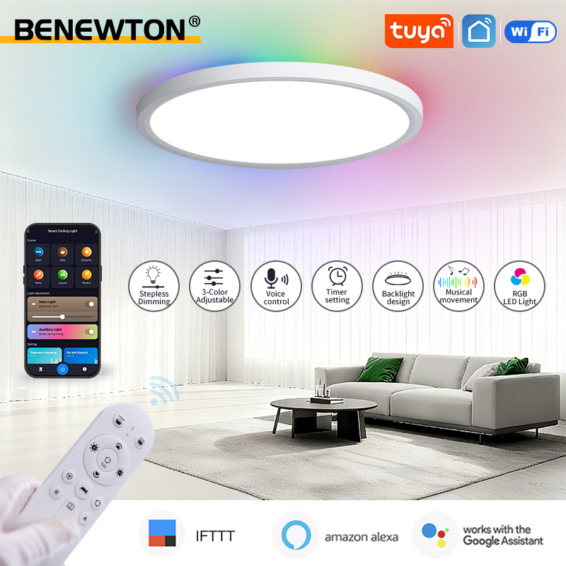 Home Decor App Free - BENEWTON Tuya Smart WiFi Ceiling Light