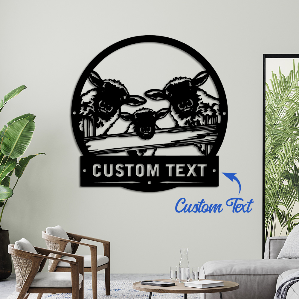 Home Decor Living Room - 1pc Beauty Customized Farm Wall Metal