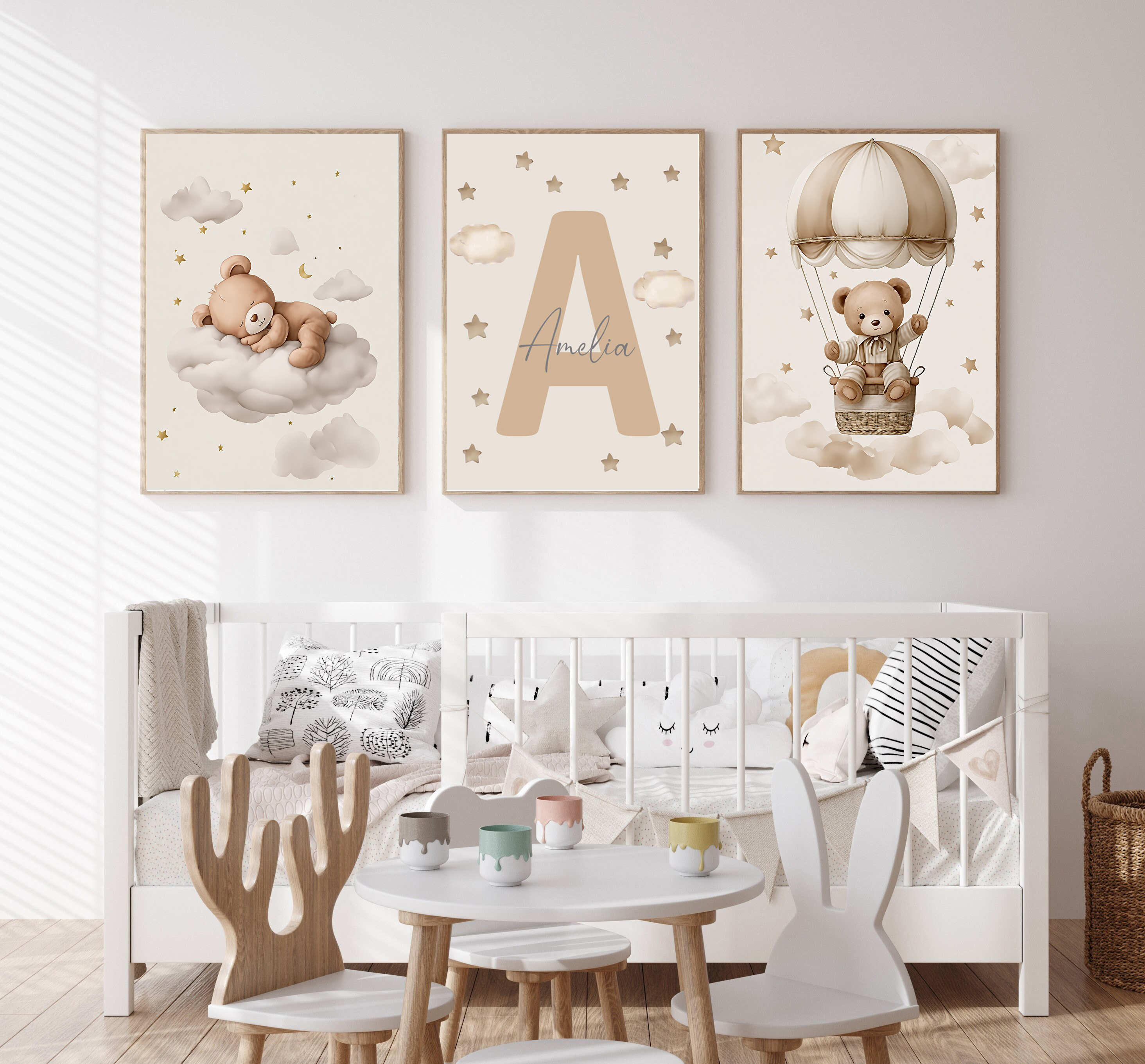 Home Decor Kit - 3pcs/set Bohemian Teddy Bear Animal Custom