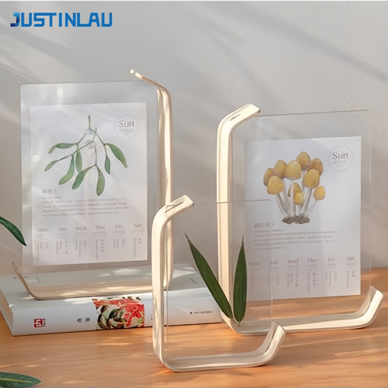 JUSTINLAU Acrylic Wooden Photo - Bamboo Photo Frame review and price