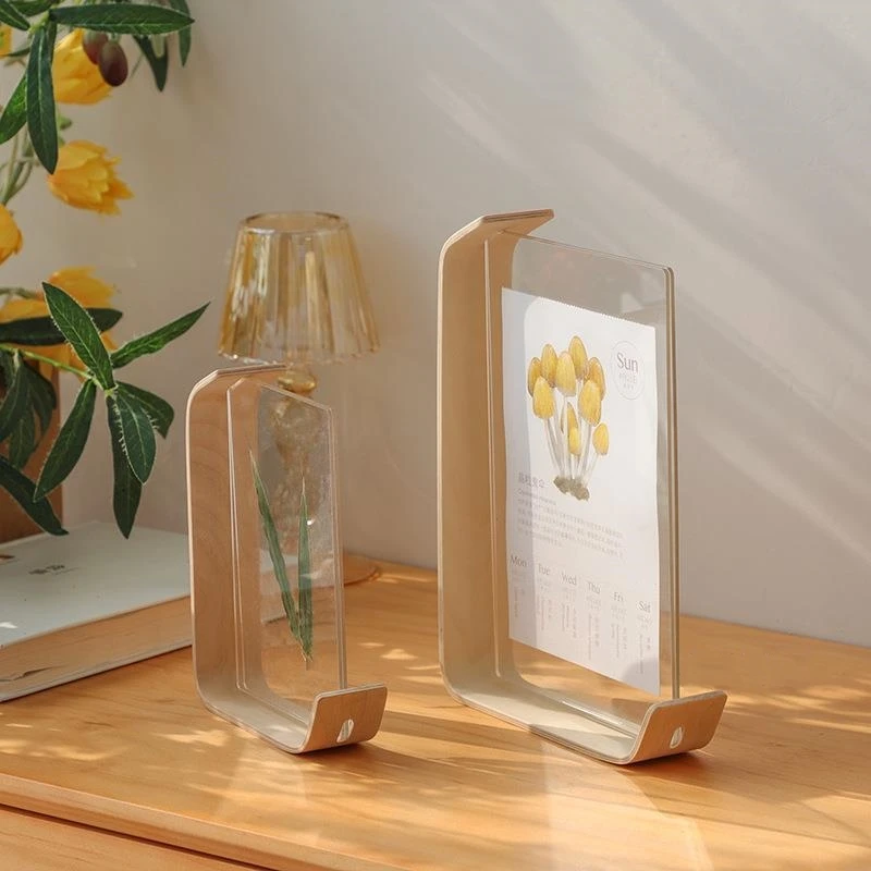 JUSTINLAU Acrylic Wooden Photo - Bamboo Photo Frame review and price