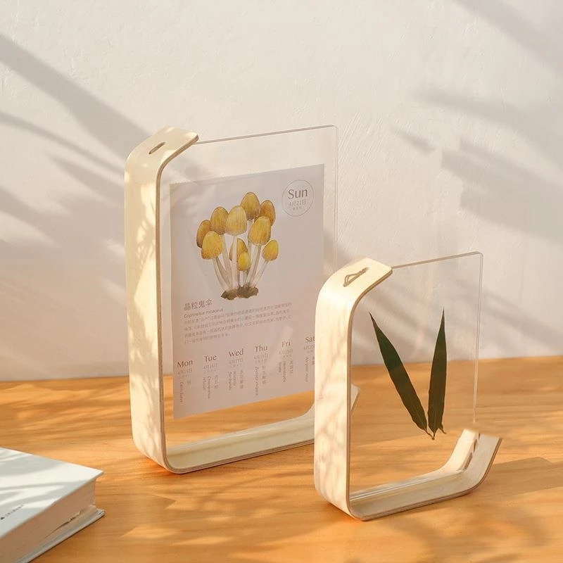 JUSTINLAU Acrylic Wooden Photo - Bamboo Photo Frame review and price