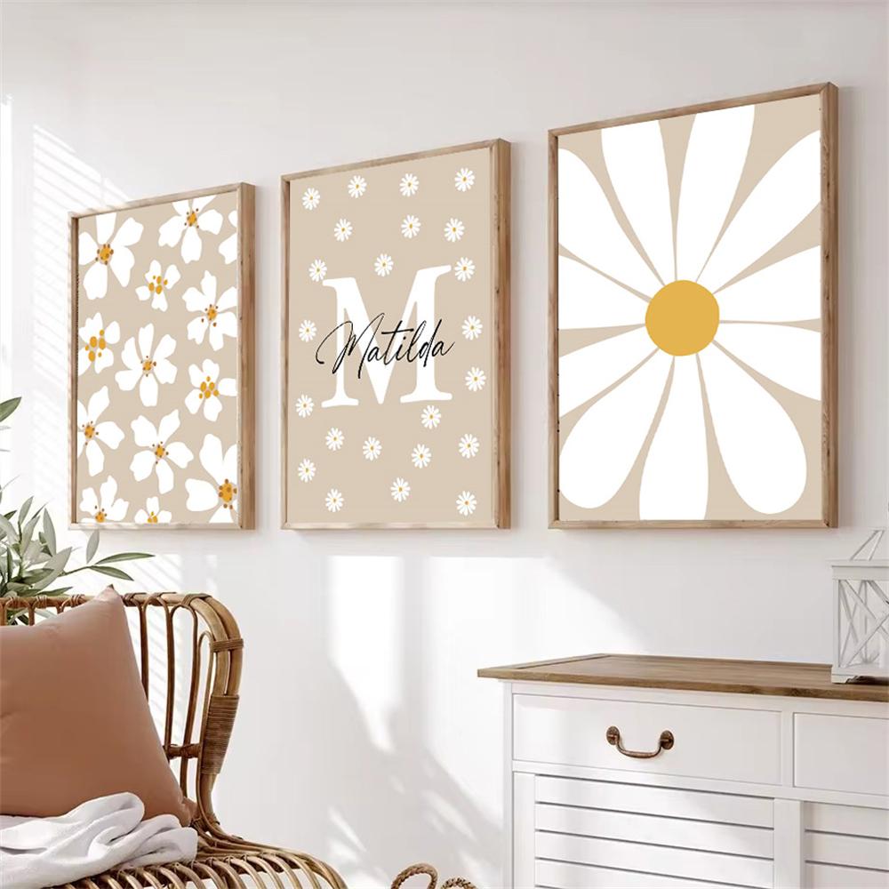 White Flower Daisy Poster Wall - Home Decor Daisy review and price