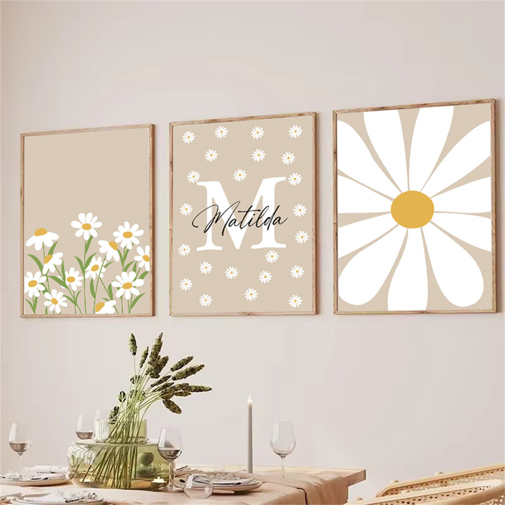 White Flower Daisy Poster Wall - Home Decor Daisy review and price