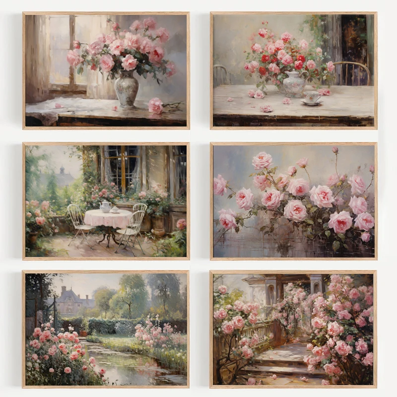 1pc frameless Vintage  Paintin - Home Decor Vase review and price