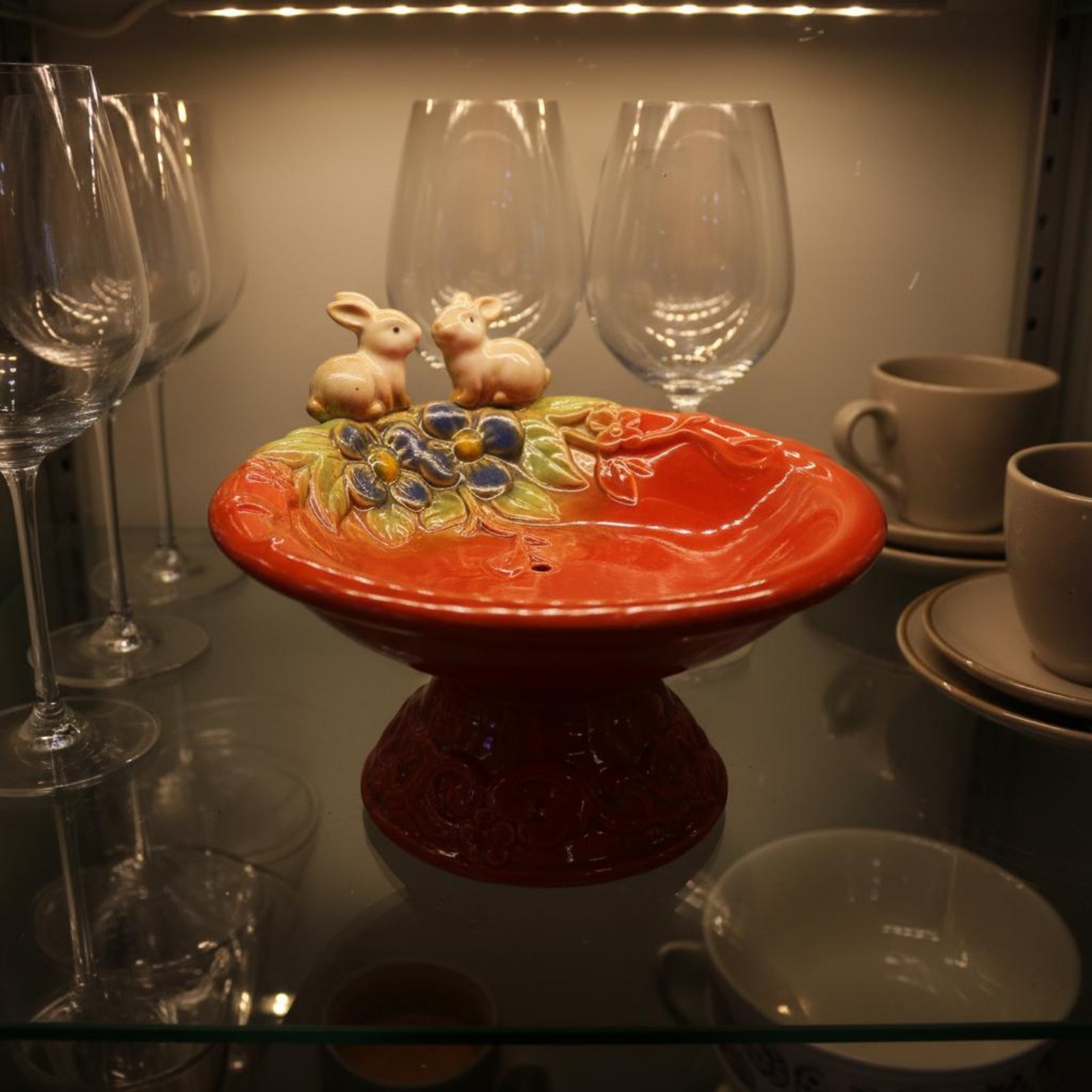 Pedestal Avian Trinket Tray Mu - Ceramic Trinket Dish review and price