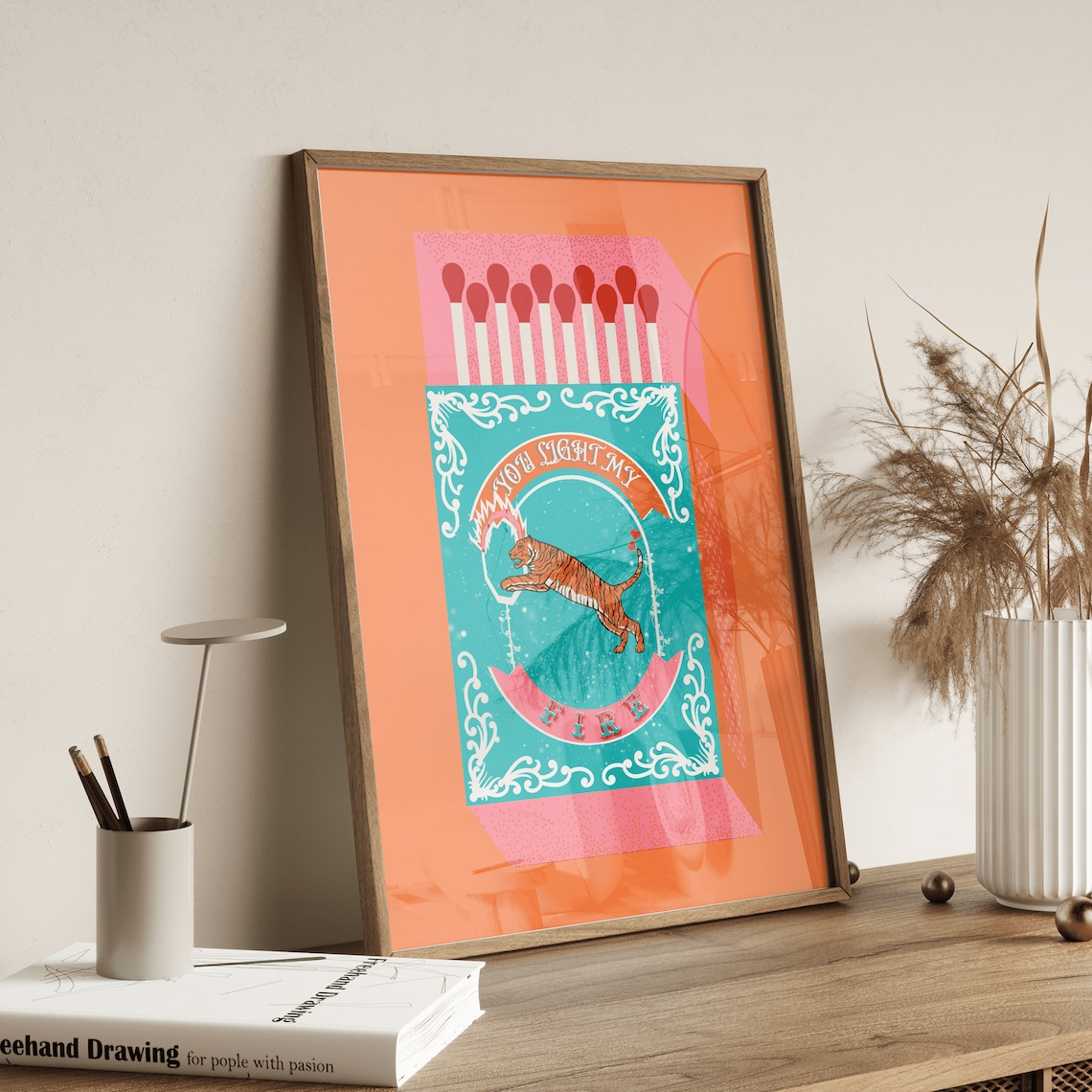 You Light My Fire Orange Match - Home Decor Orange review and price