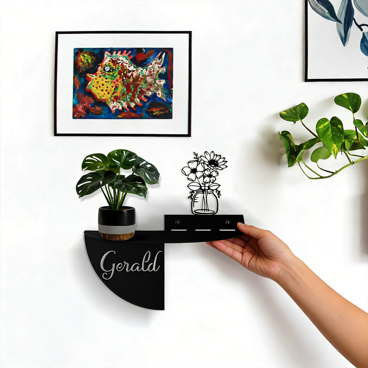 Custom Name Rural style flower - Home Decor Wall Art review and price
