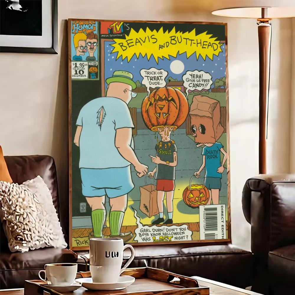 Anime B-Beavis And B-Butthead  - Home Decor Living Room Ideas review and price
