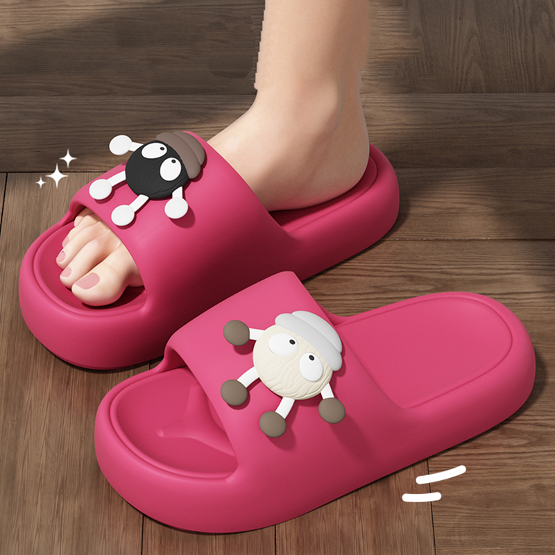 Lovely Cartoon Platform Slippe - Home Decor Outside review and price
