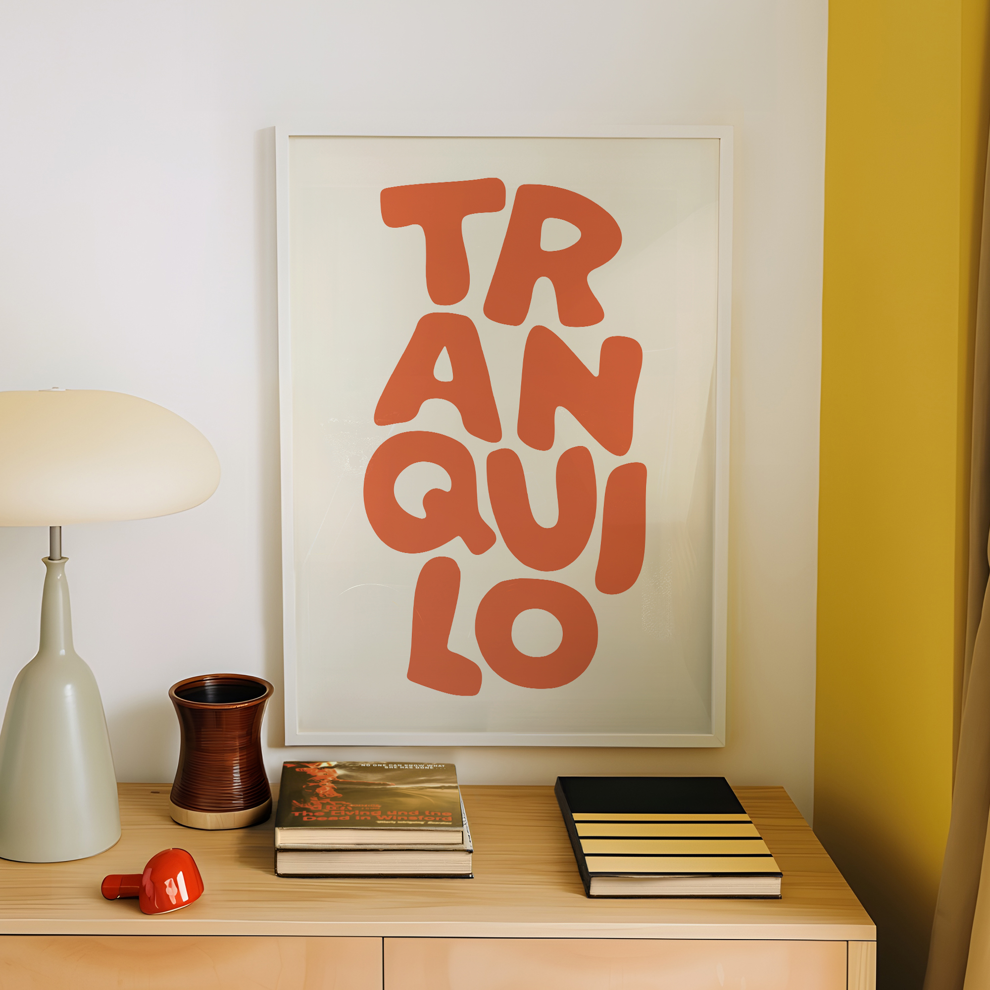 Boho Tranquilo Orange Cream Re - Home Decor Orange review and price