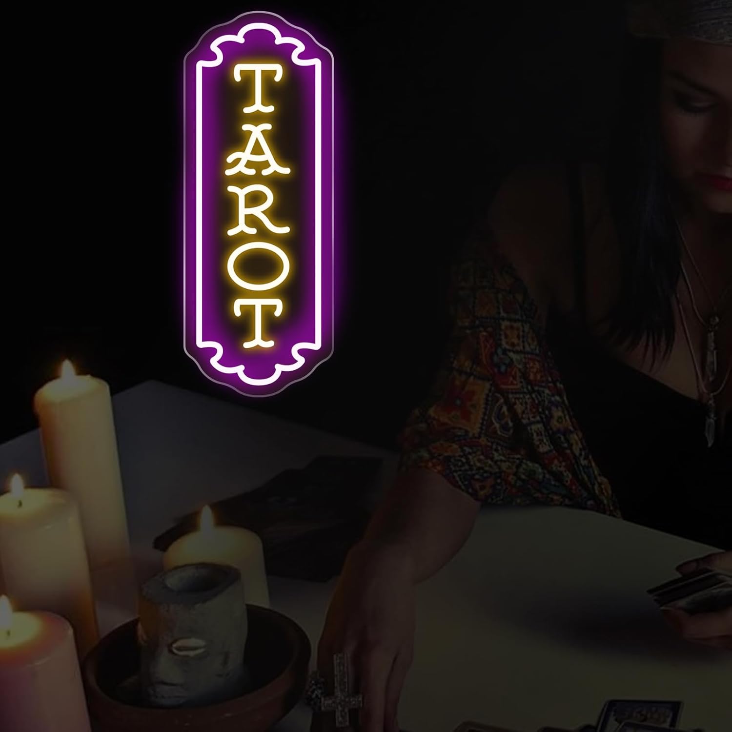 Tarot Neon Sign USB Powered My - Home Decor Wall Art review and price