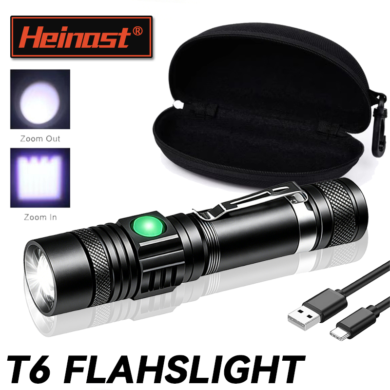 T6 LED Rechargeable Flashlight - Home Decor Outside review and price