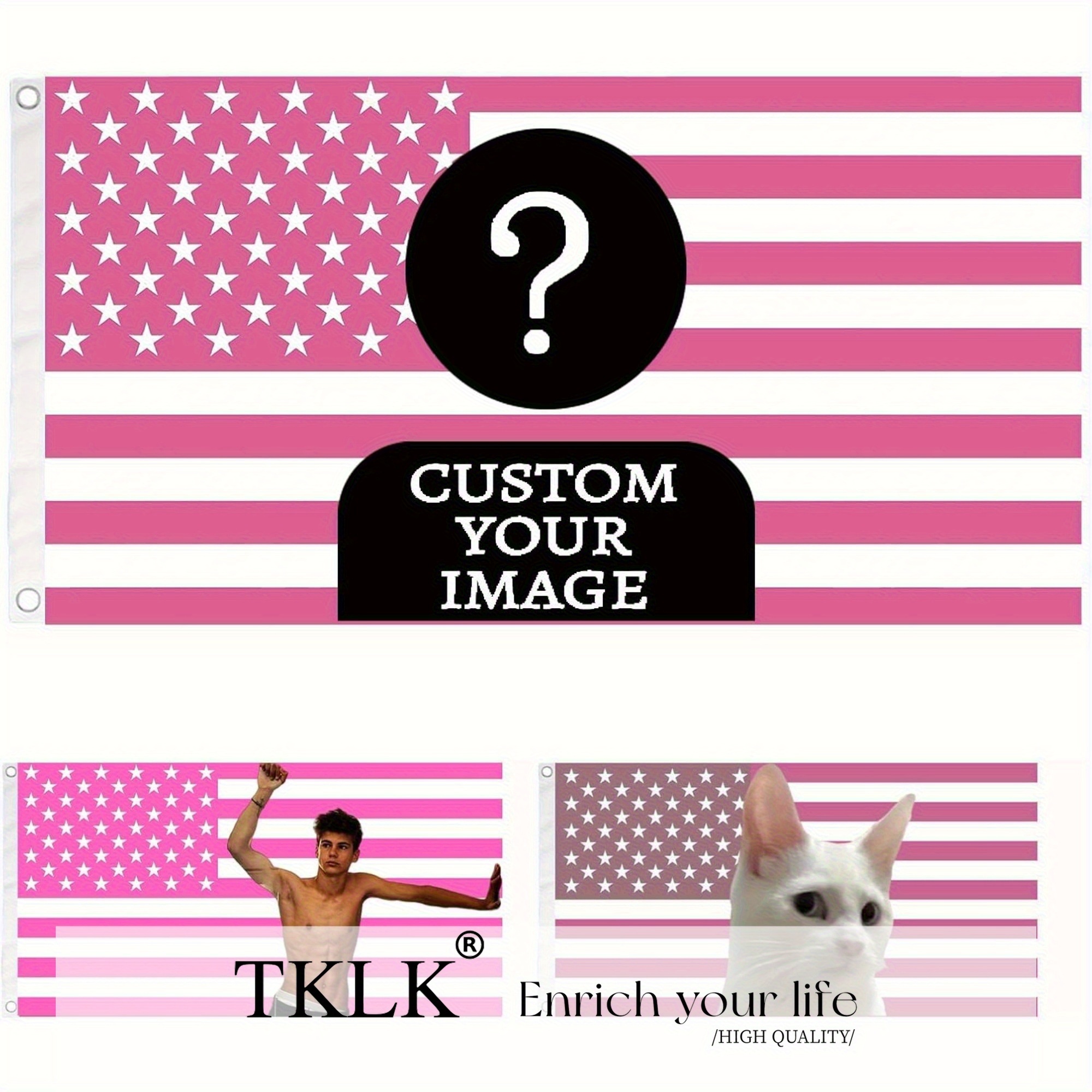 1pc Custom Classic Pink/Black  - Home Decor Outside review and price