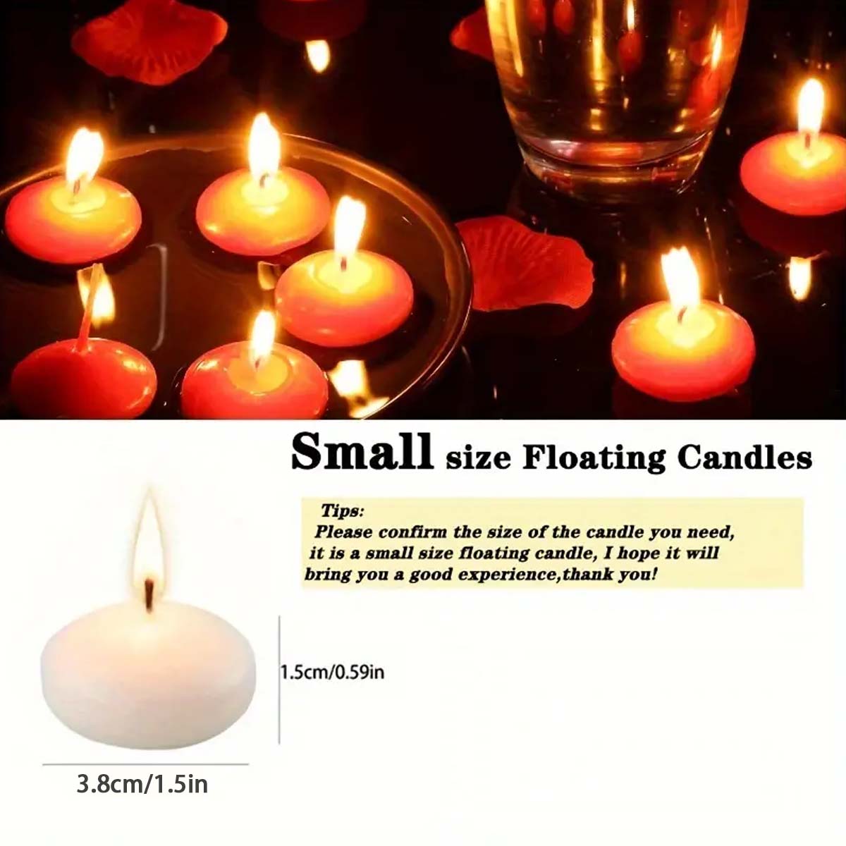 20pcs Ivory Floating Candles,  - Home Decor Vase review and price