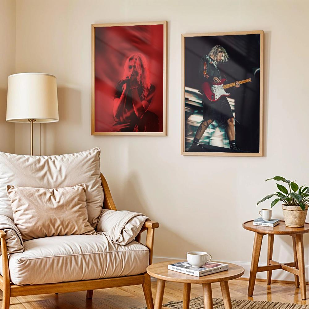 Guitarist E-Emily Armstrong Po - Home Decor Living Room Ideas review and price
