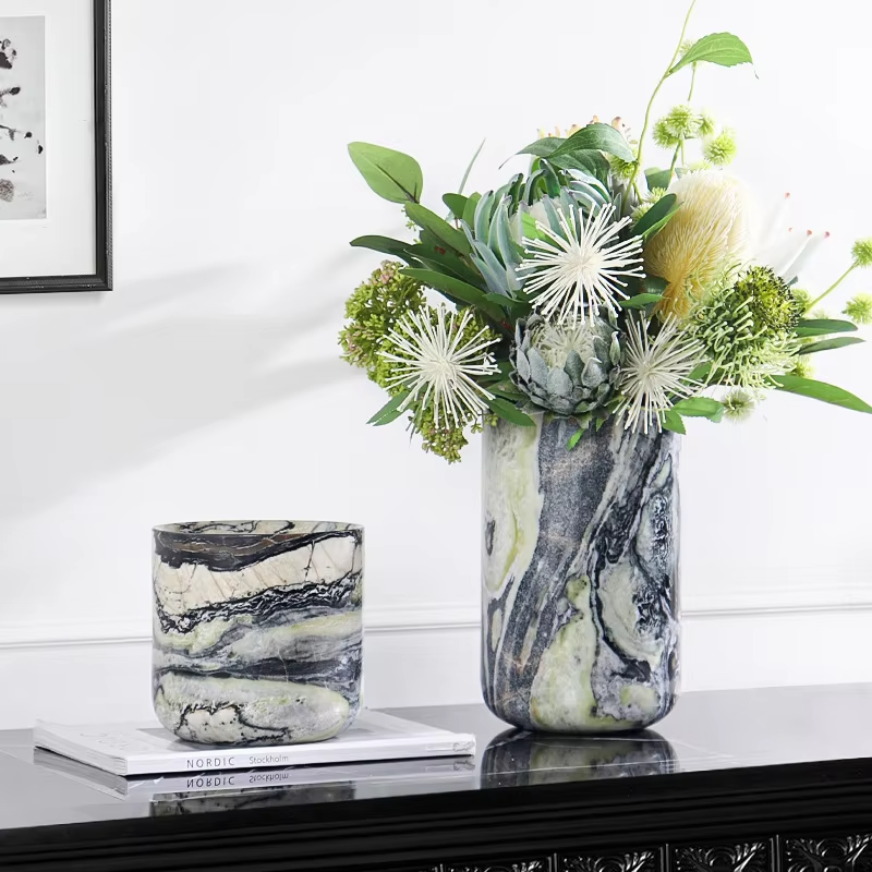 Customized Natural Marble Vase - Home Decor Vase review and price