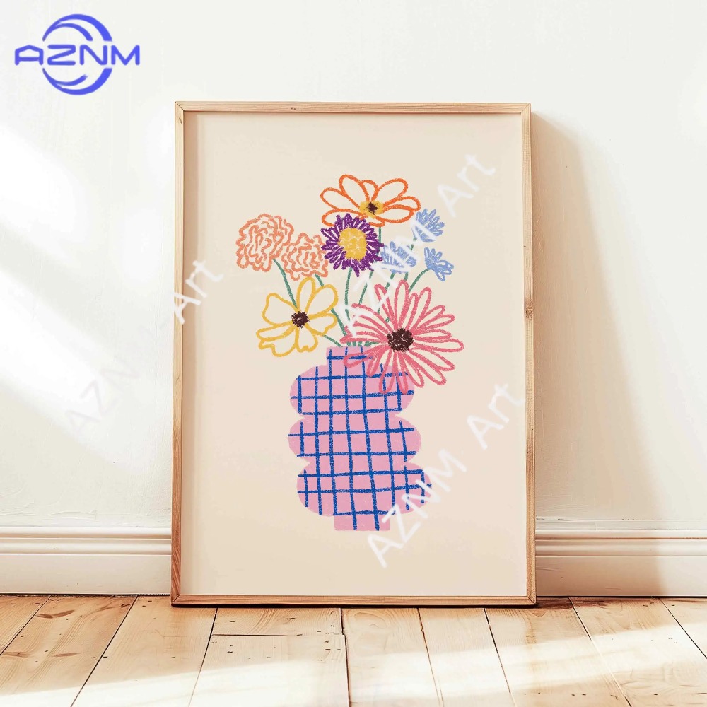 1/3pcs Abstract Flower Vase Pa - Home Decor Vase review and price