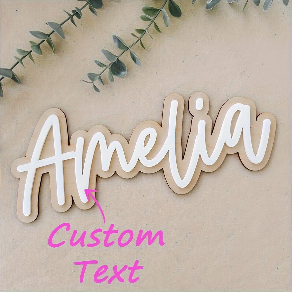 Personalized Double-Layered Wo - Home Decor Wall Art review and price