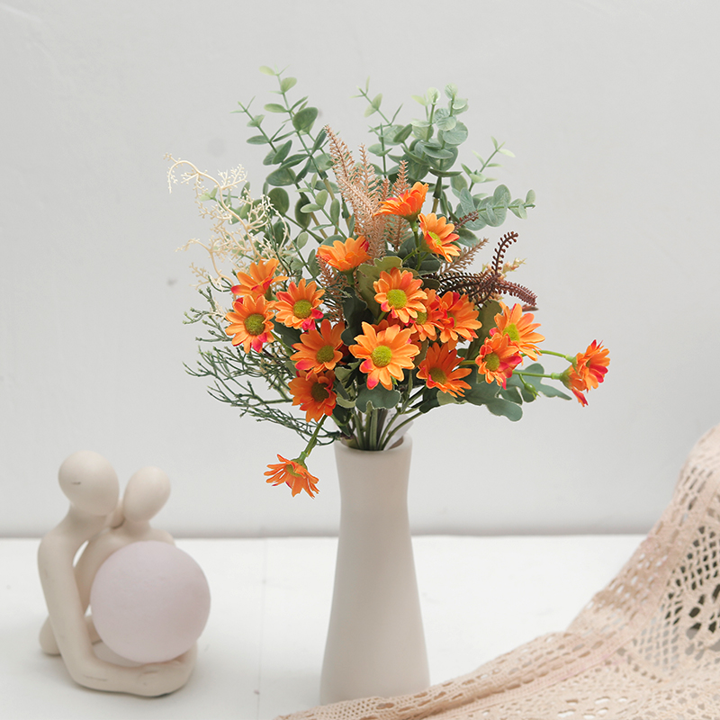 Yellow Daisy Eucalyptus Artifi - Home Decor Daisy review and price