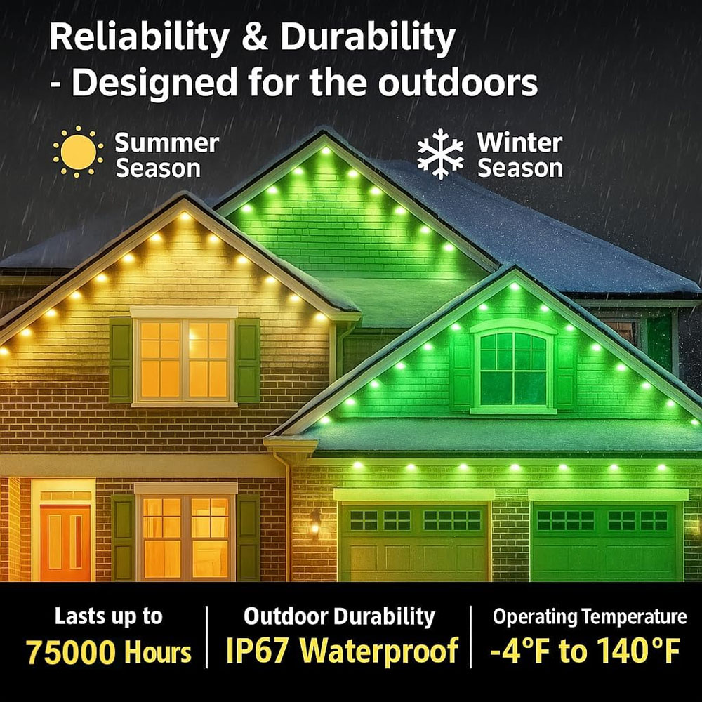 45M 90LEDs Permanent Outdoor L - Home Decor Free App review and price
