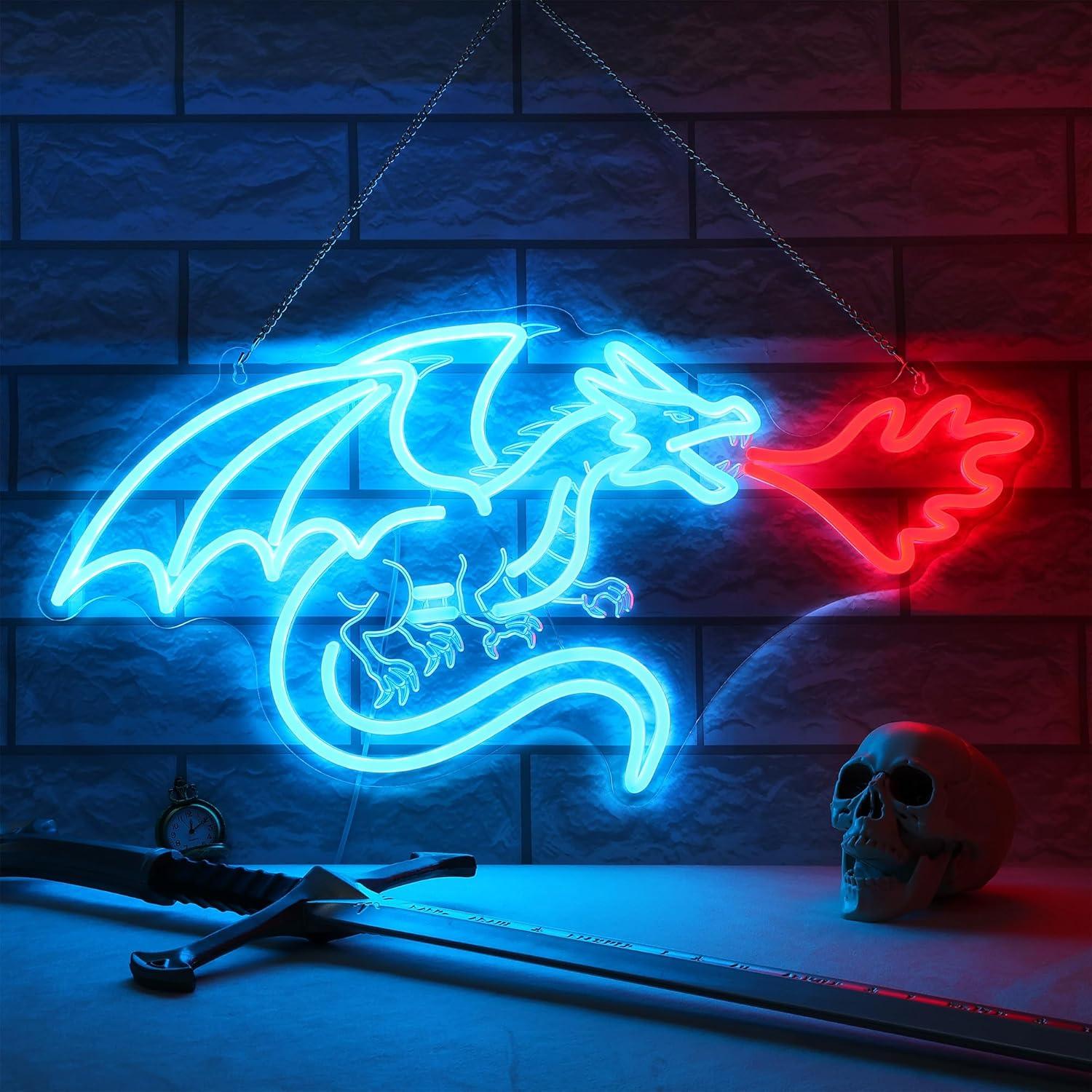 Dragon Neon Sign LED Dimmable  - Home Decor Wall Art review and price