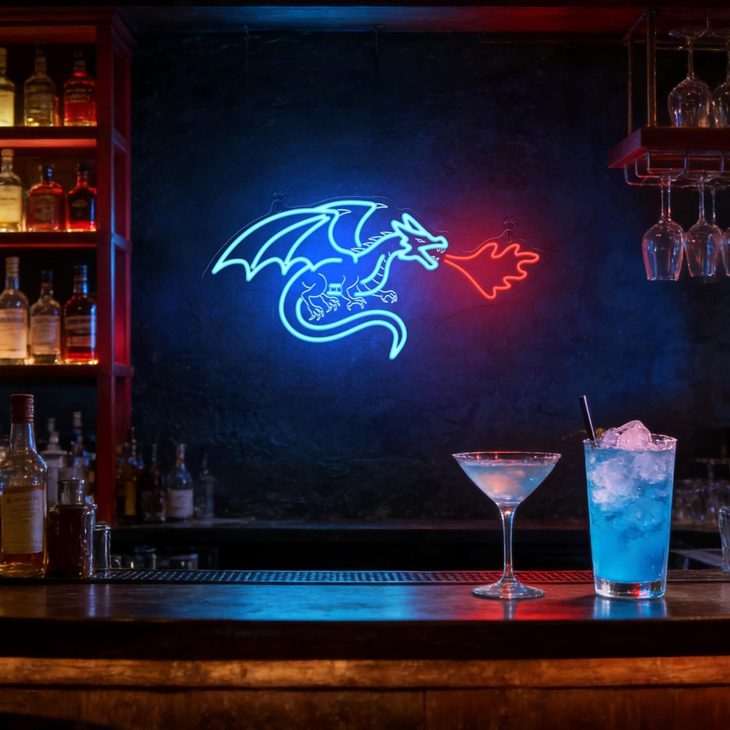Dragon Neon Sign LED Dimmable  - Home Decor Wall Art review and price