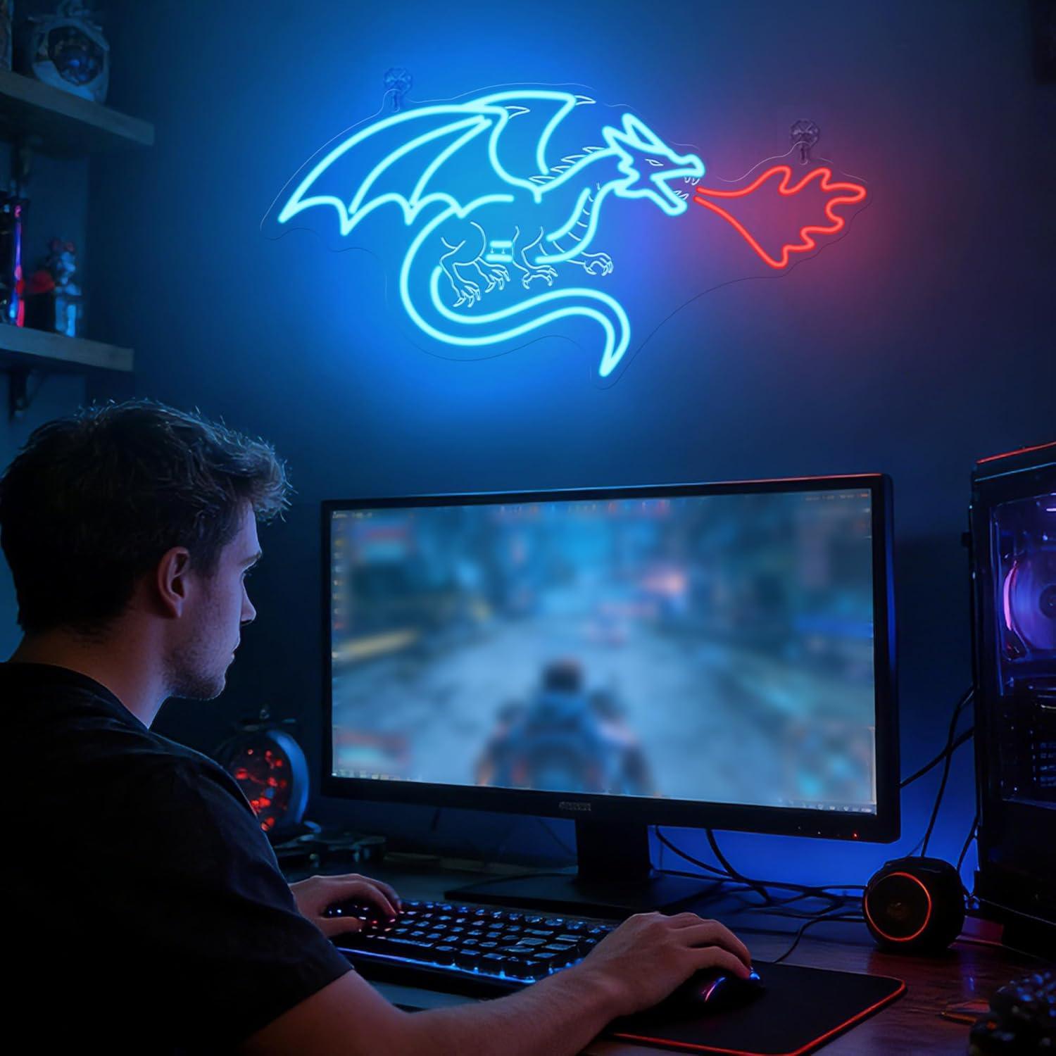 Dragon Neon Sign LED Dimmable  - Home Decor Wall Art review and price
