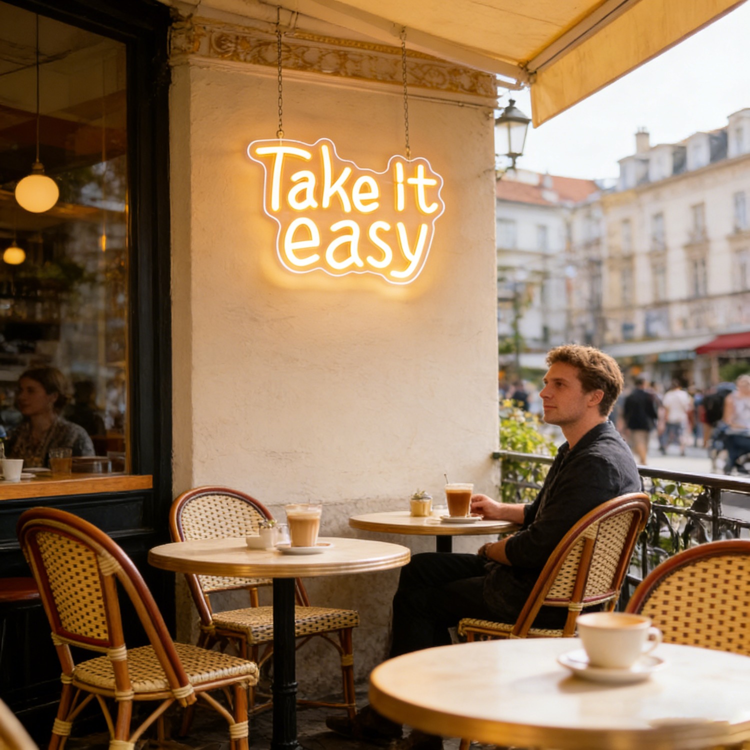 Take It Easy Neon Sign LED Wal - Home Decor Living Room Ideas review and price