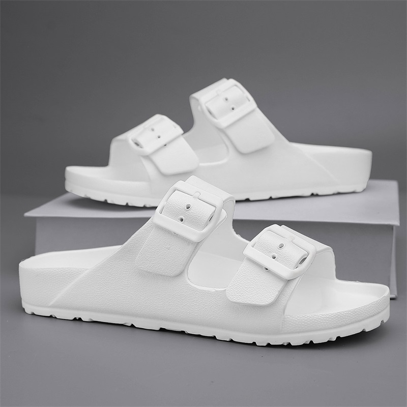 Double Buckle EVA Slippers for - Home Decor Outside review and price