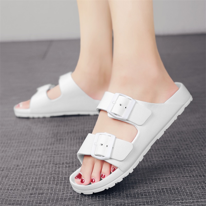 Double Buckle EVA Slippers for - Home Decor Outside review and price