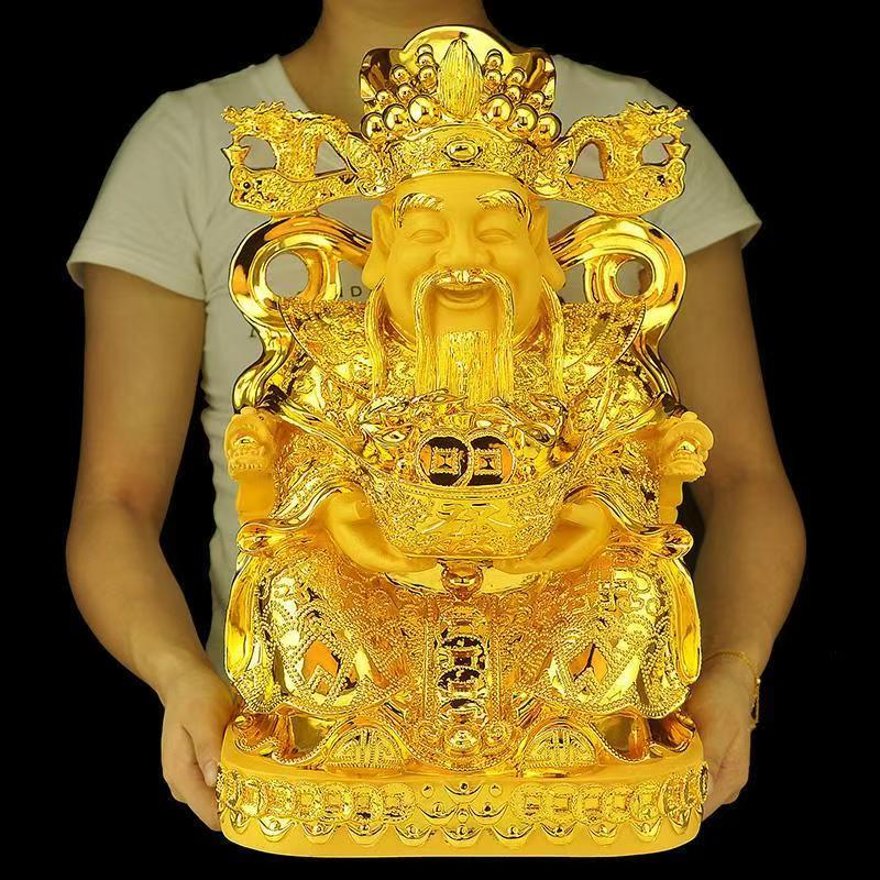 Feng Shui Gold God of Wealth L - Home Decor Living Room review and price