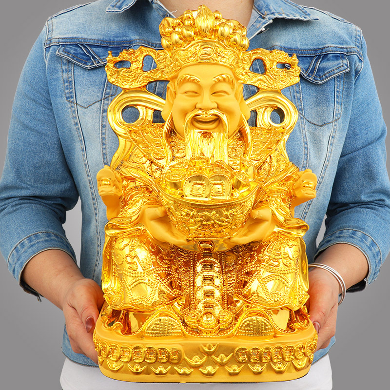 Feng Shui Gold God of Wealth L - Home Decor Living Room review and price