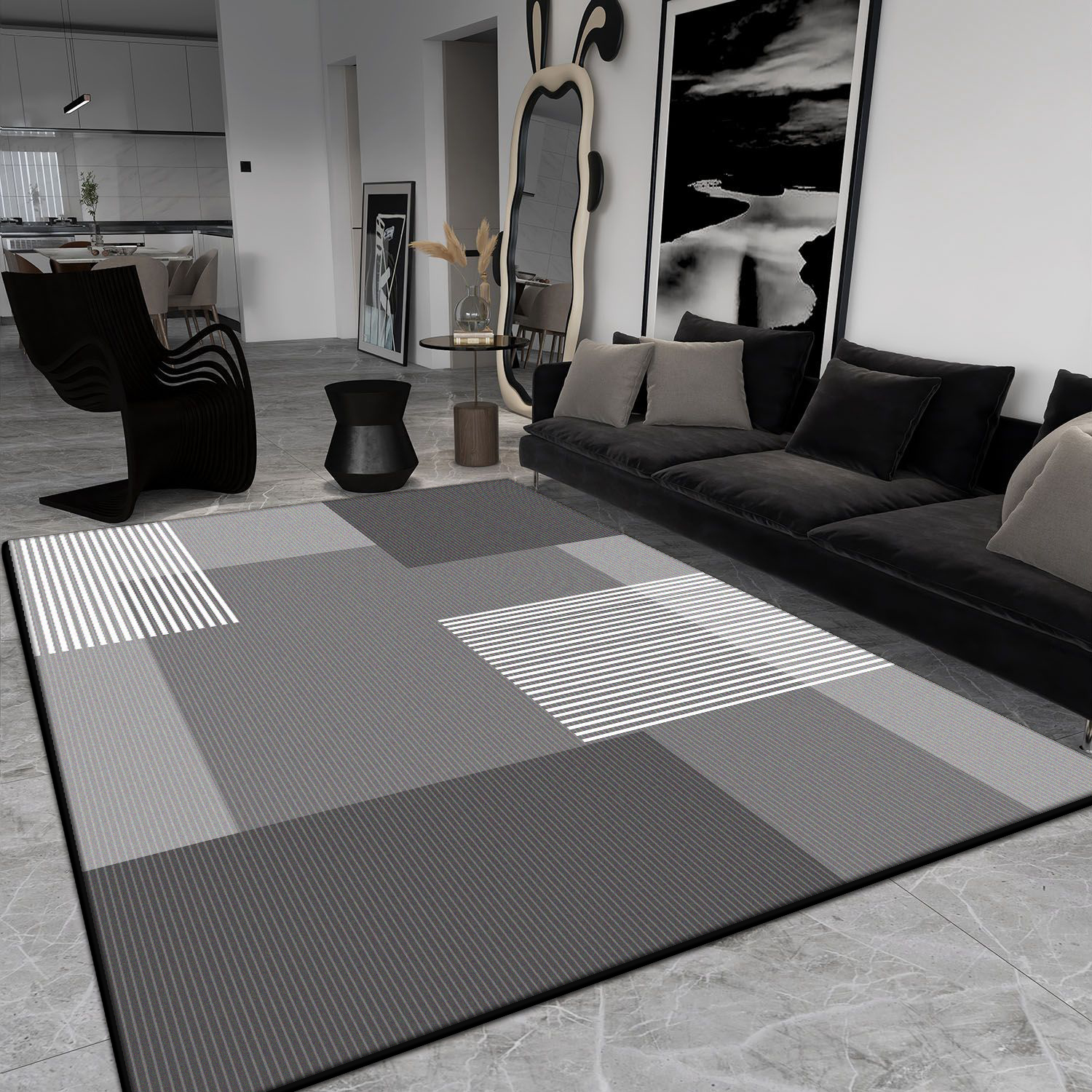 Gray Simple Large Carpet for L - Home Decor Ig review and price