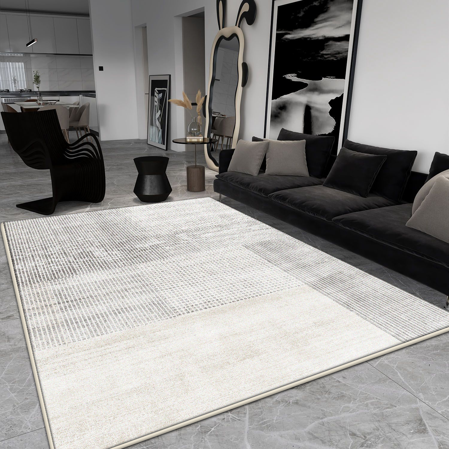 Gray Simple Large Carpet for L - Home Decor Ig review and price