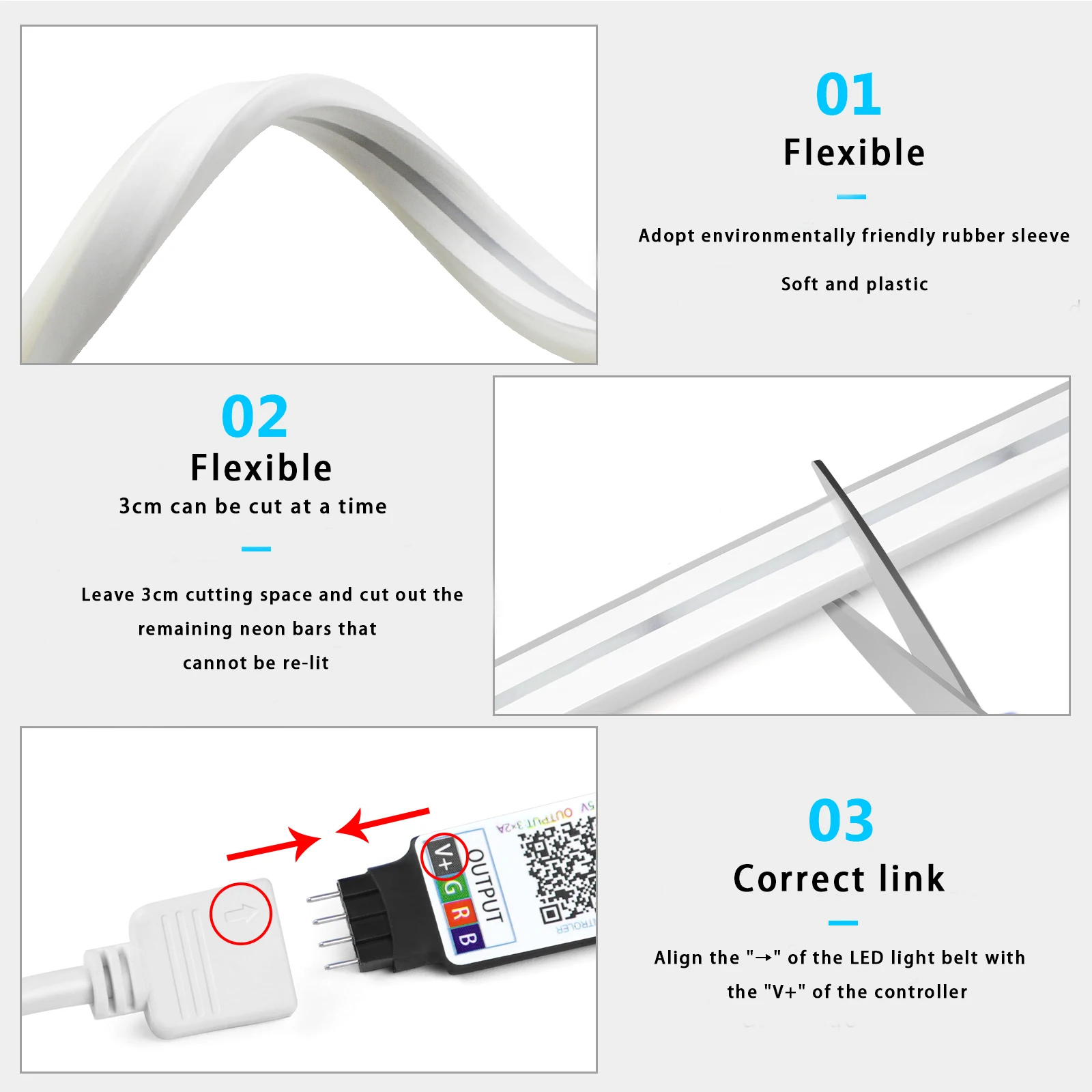 5V USB RGB Neon LED Strip Ligh - Home Decor Free App review and price
