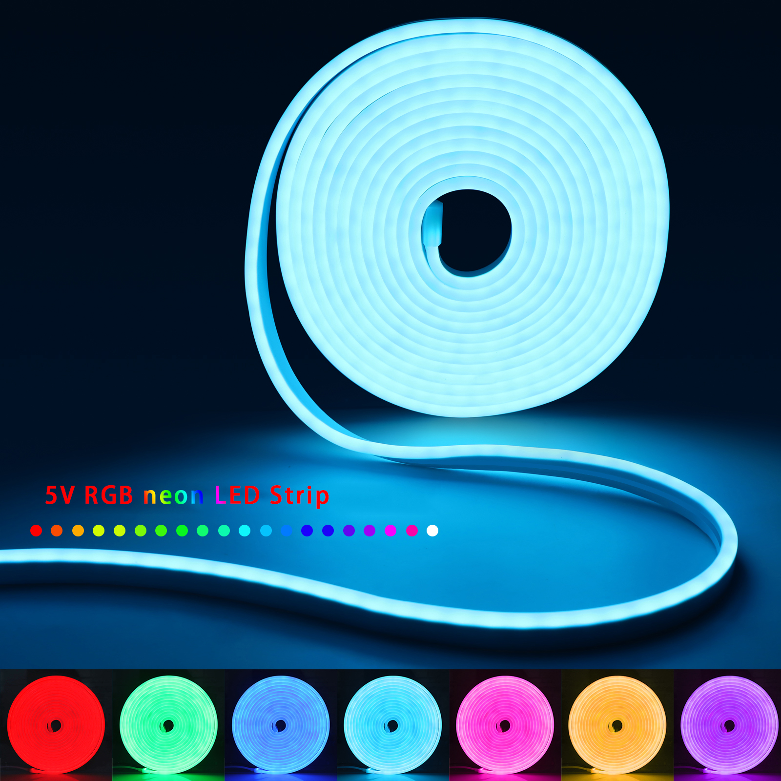 5V USB RGB Neon LED Strip Ligh - Home Decor Free App review and price