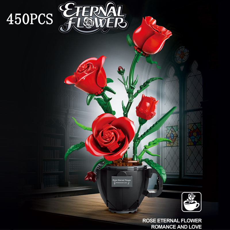 MOC Coffee Cup Flower Building - Home Decor Daisy review and price
