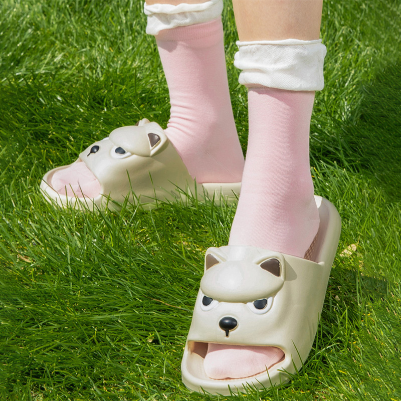 Cartoon Cute Dog Eva Soft Sole - Home Decor Outside review and price
