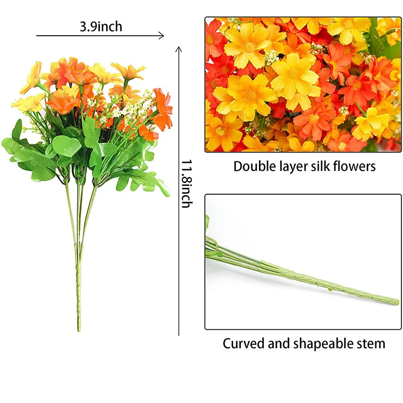 32cm Artificial Flower Jumping - Home Decor Daisy review and price