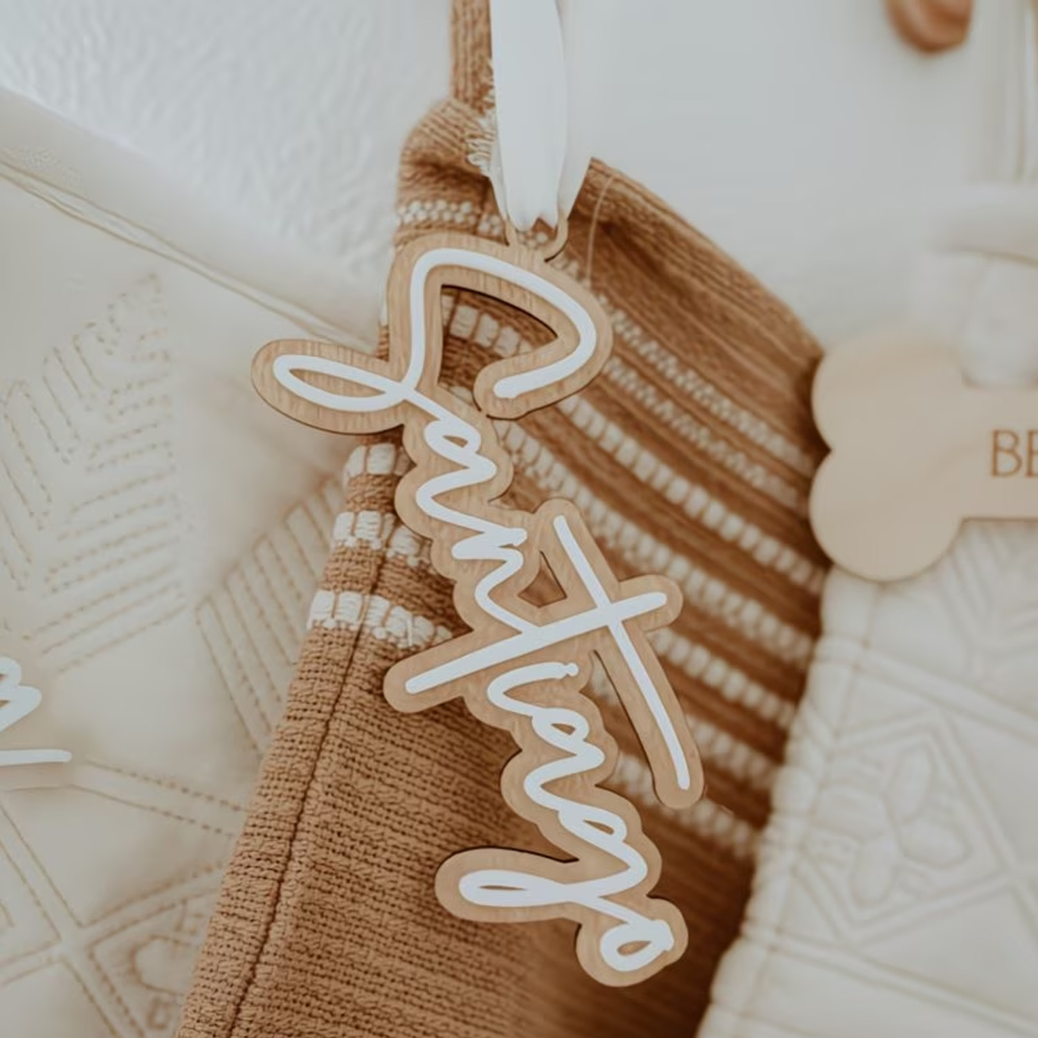 1Pc Custom Name Cute White Woo - Home Decor Wall Art review and price