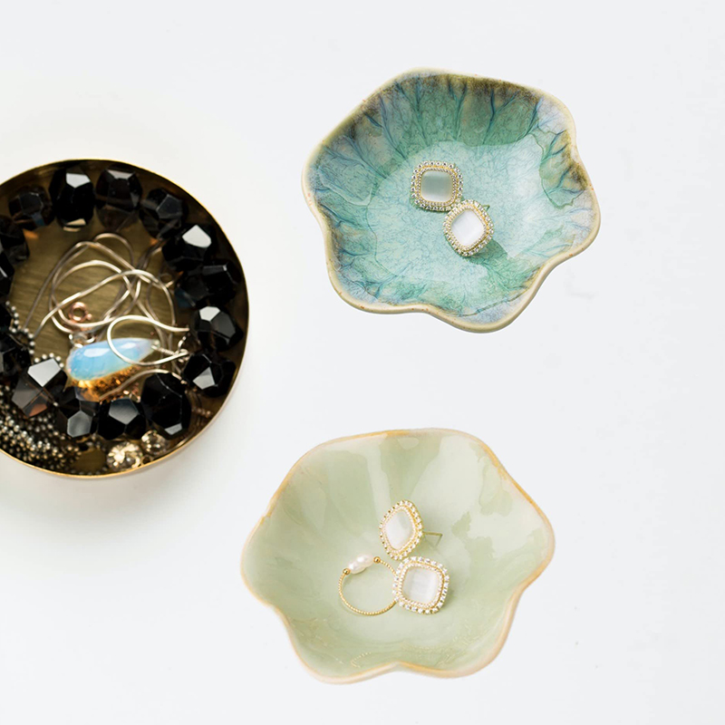 Ceramic Lotus Leaf Jewelry Tra - Ceramic Trinket Dish review and price