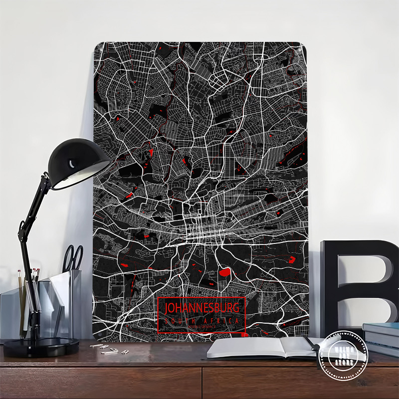 Johannesburg City Map South Af - Home Decor Johannesburg review and price
